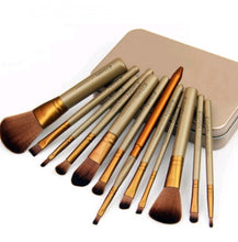 Load image into Gallery viewer, 12 makeup brush sets iron box makeup tools makeup tools