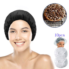 Load image into Gallery viewer, Flaxseed Care Cap Oiled Hair Mask Dry Hair Cap