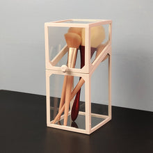 Load image into Gallery viewer, Glass makeup brush bucket