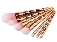 Load image into Gallery viewer, 7 makeup brushes, makeup tools, diamond makeup brush foundation brush