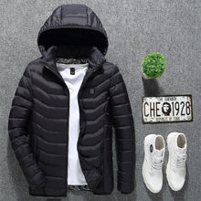 Load image into Gallery viewer, New Heated Jacket Coat USB Electric Jacket Cotton Coat Heater Thermal Clothing Heating Vest Men&#39;s Clothes Winter