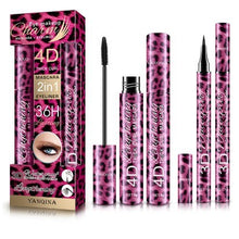 Load image into Gallery viewer, Leopard Print Mascara Eyeliner Suit