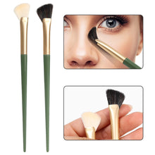 Load image into Gallery viewer, New Half Fan-shaped Nose Shadow Brush Soft Angled Flat Head Noses Contour Smudge Makeup Brushes Highlighter Blush Cosmetics Tool Brush Powder Eyeshadow Novice Portable Makeup Brushes Tools